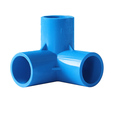Grande diametro di colore del PVC di drenaggio dei montaggi blu della tubatura dell'acqua un gomito di 90 gradi