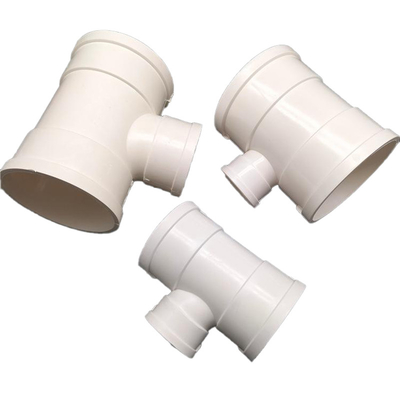 Plastica del rifornimento idrico degli accessori per tubi di drenaggio del PVC del T 2.0mpa