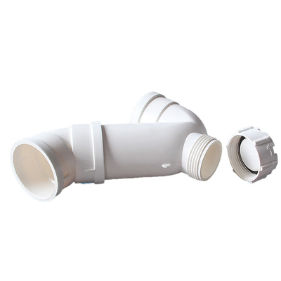 Gomito del deodorante del tubo di drenaggio del PVC della trappola di acqua senza basso P tipo della bocca