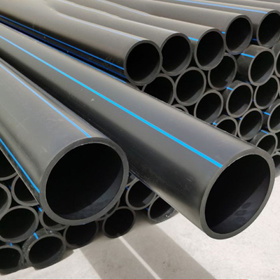I tubi di plastica di drenaggio del rifornimento idrico dell'HDPE hanno personalizzato la buona resistenza di dimensione