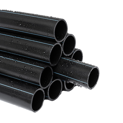 8 pollici Pe100 HDPE tubo di alimentazione idrica spessore tubo di plastica nero su misura