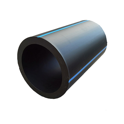 Tubo di alimentazione dell'acqua in HDPE di colore nero ISO9001 PE100 DN160mm