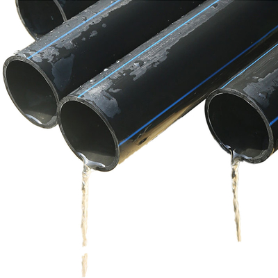 Pe di plastica dell'HDPE dell'acqua del nero a 6 pollici Pe100 90mm della conduttura d'alimentazione