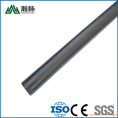 Metri di plastica neri dei tubi di scarico del rifornimento idrico dell'HDPE PE100 100