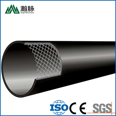 Filo di acciaio nero su misura della conduttura d'alimentazione dell'HDPE Mesh Reinforced Pe Composite DN25mm