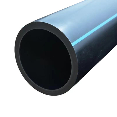 Tubatura dell'acqua nera dell'HDPE del grande diametro 300mm del tubo Pe100 di materia prima di colore