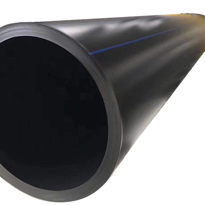 Tubo dell'acqua in plastica Hdpe nero Tubo per acque reflue in polietilene ad alta densità per l'approvvigionamento idrico