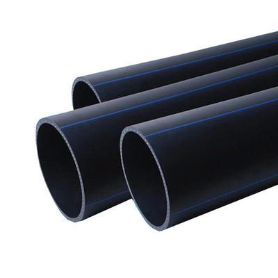 2 pollici 50 mm tubo di drenaggio nero Hdpe per progetti municipali
