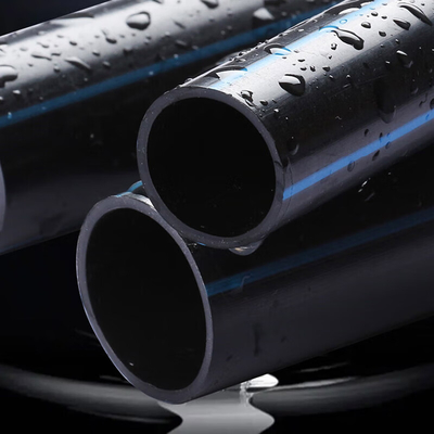 Tubo di approvvigionamento idrico in PE Tubo di drenaggio in plastica Tubo bianco personalizzato 20mm 32mm