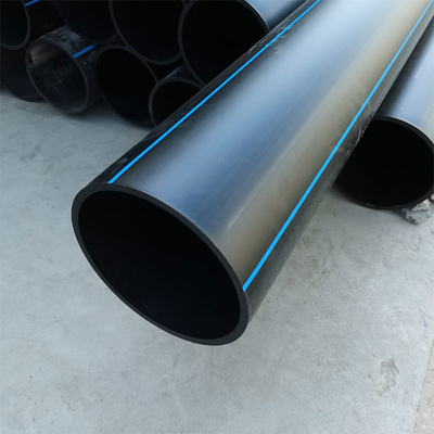 Tubo per acqua pe personalizzabile Striscia nera/azzurra resistente alla corrosione