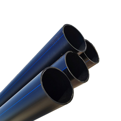 Tubo per acqua pe personalizzabile Striscia nera/azzurra resistente alla corrosione