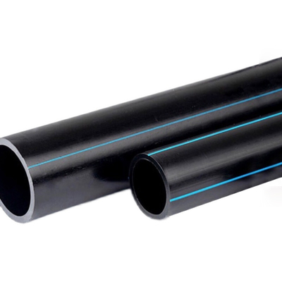 PE100 Tubi di approvvigionamento idrico in HDPE nero/azzurro con campioni disponibili