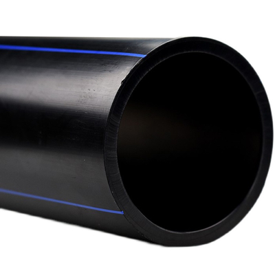 PE blu o nero con strisce blu HDPE tubo di acqua per l'alimentazione idrica applicazione