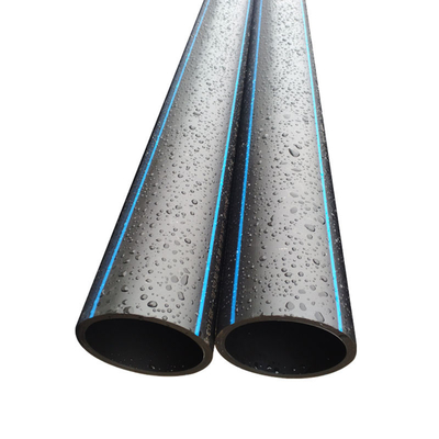 Tubo ad acqua in HDPE nero blu resistente alla corrosione