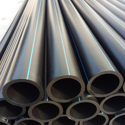 Tubo ad acqua in HDPE nero blu resistente alla corrosione