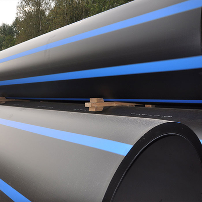 Tubo ad acqua in HDPE nero blu resistente alla corrosione