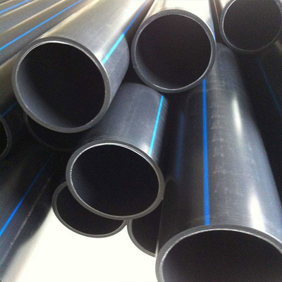 Tubi di scarico neri in PE resistenti alla corrosione