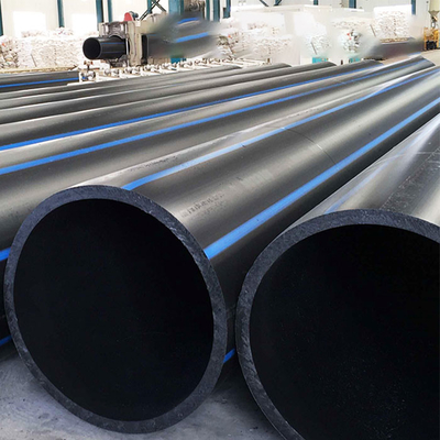14001 Tubi per l'approvvigionamento idrico in HDPE certificati con strisce blu