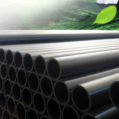 Tubi per l'approvvigionamento idrico e il drenaggio in HDPE nero resistenti