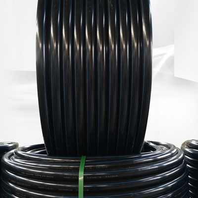 Tubi per l'approvvigionamento idrico e il drenaggio in HDPE nero resistenti