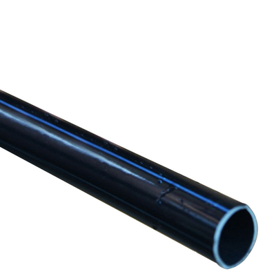 Tubo ad acqua in HDPE a strisce blu o nero per approvvigionamento e drenaggio di acqua resistente alla corrosione