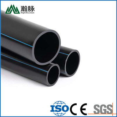 Lunghezza in base alle esigenze del cliente Tubi di approvvigionamento idrico in HDPE con servizi di lavorazione del taglio e spessore 2,3 mm-117,6 mm