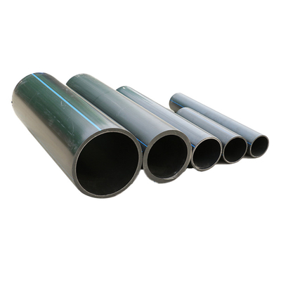 Lunghezza in base alle esigenze del cliente Tubi di approvvigionamento idrico in HDPE con servizi di lavorazione del taglio e spessore 2,3 mm-117,6 mm