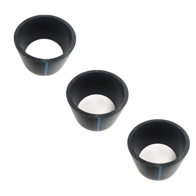 Tubi per l'approvvigionamento idrico in PE HDPE Lunghezza secondo i requisiti del cliente Blu o nero con strisce blu
