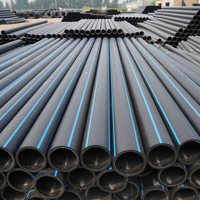 Tubi per l'approvvigionamento idrico in HDPE personalizzabili con lunghezza secondo i requisiti del cliente DN16mm-1800mm 2.3mm-117.6mm