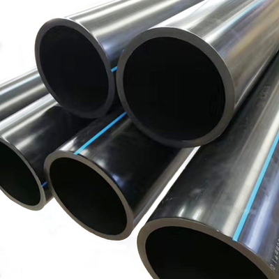 Tubi per l'approvvigionamento idrico in PE HDPE Blu o nero con strisce blu Per l'approvvigionamento idrico e il drenaggio con strisce blu PE