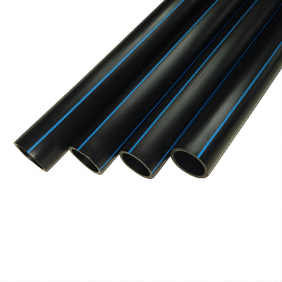 Tubi per l'approvvigionamento idrico in PE HDPE Blu o nero con strisce blu Per l'approvvigionamento idrico e il drenaggio con strisce blu PE