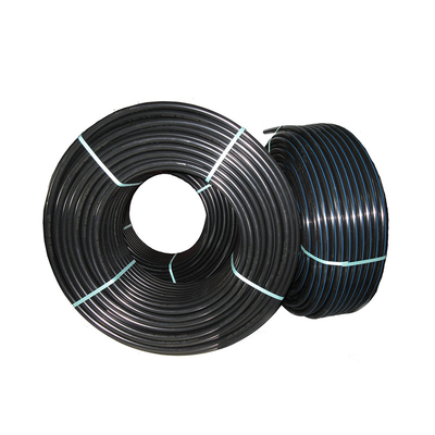 Tubi per l'approvvigionamento idrico in PE HDPE Blu o nero con strisce blu Per l'approvvigionamento idrico e il drenaggio con strisce blu PE