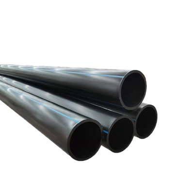 Come misura personalizzata tubi di approvvigionamento idrico in HDPE spessore 2,3 mm-117,6 mm Blu o nero con strisce blu