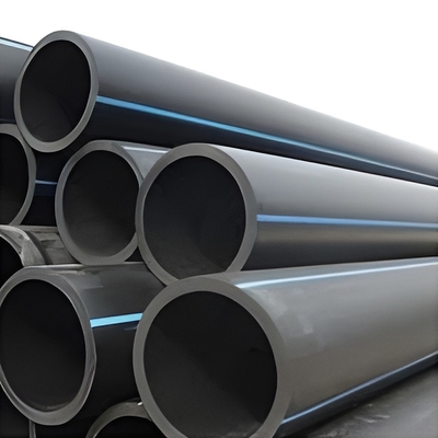 Tubi per l'approvvigionamento idrico in HDPE da 1.25 MPa-2.5 MPa con polietilene ad alta densità, lunghezza 5.8m/11.8m/Personalizzata