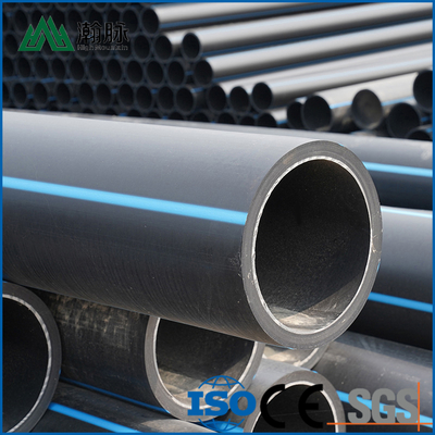 Tubi per l'approvvigionamento idrico in HDPE durevole con certificazione ISO9001 e spessore compreso tra 2,3 mm e 117,6 mm