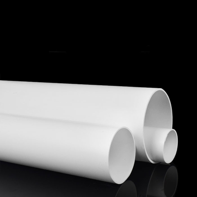 Tubo rivestito 160mm bianco di ventilazione del PVC del diametro 50mm 110mm dei tubi di drenaggio del PVC