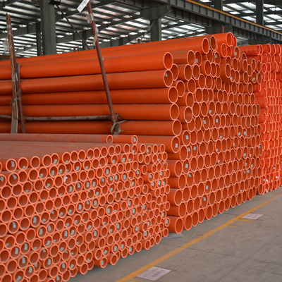 I tubi solidi della protezione del cavo della parete dell'HDPE collegano l'infilatura con un manicotto di 110mm CPVC PMP (produzione massimale possibile)